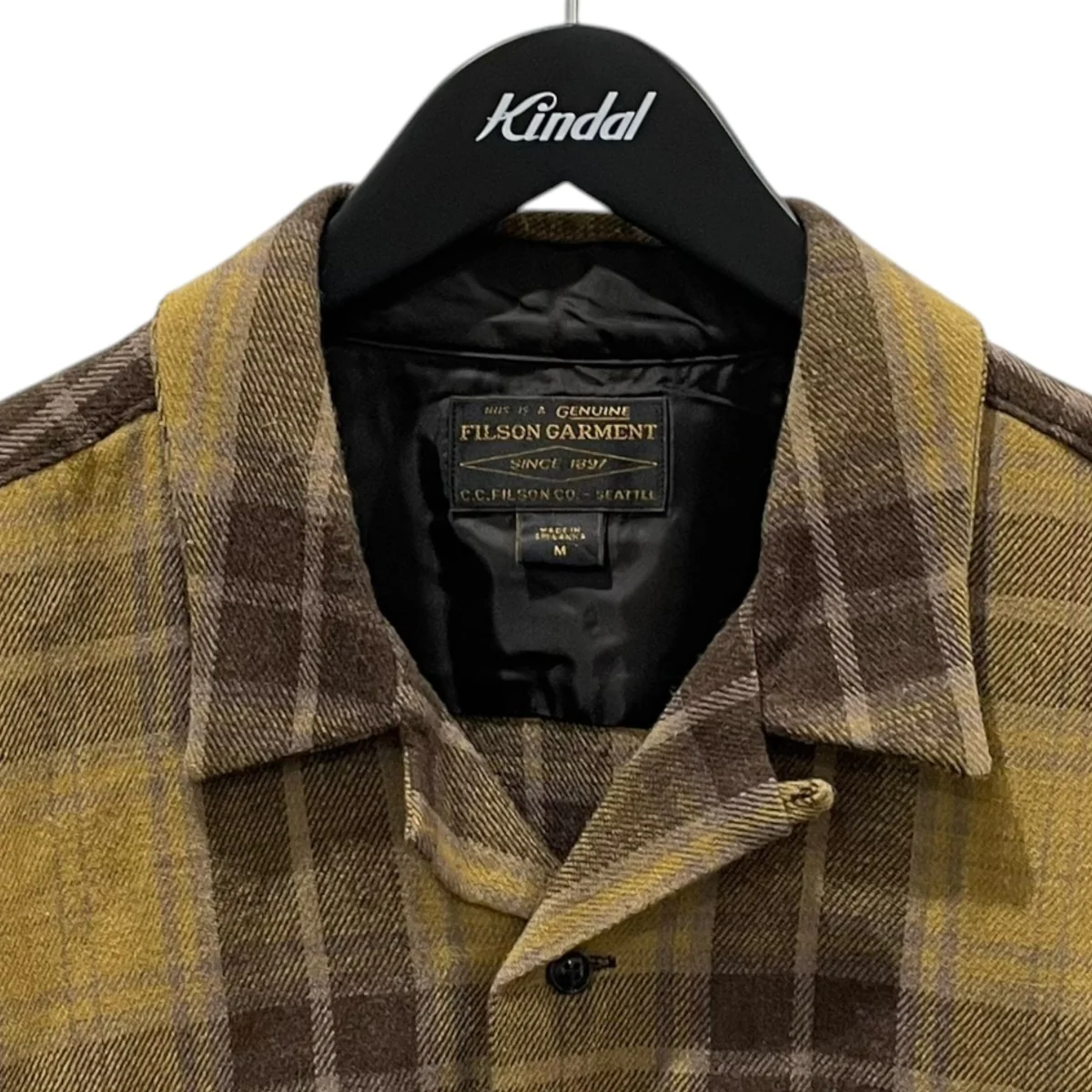 チェック柄オープンカラーウールシャツ Buckner Wool Camp Shirt バックナー ウールキャンプシャツ 20263531 - Image 3