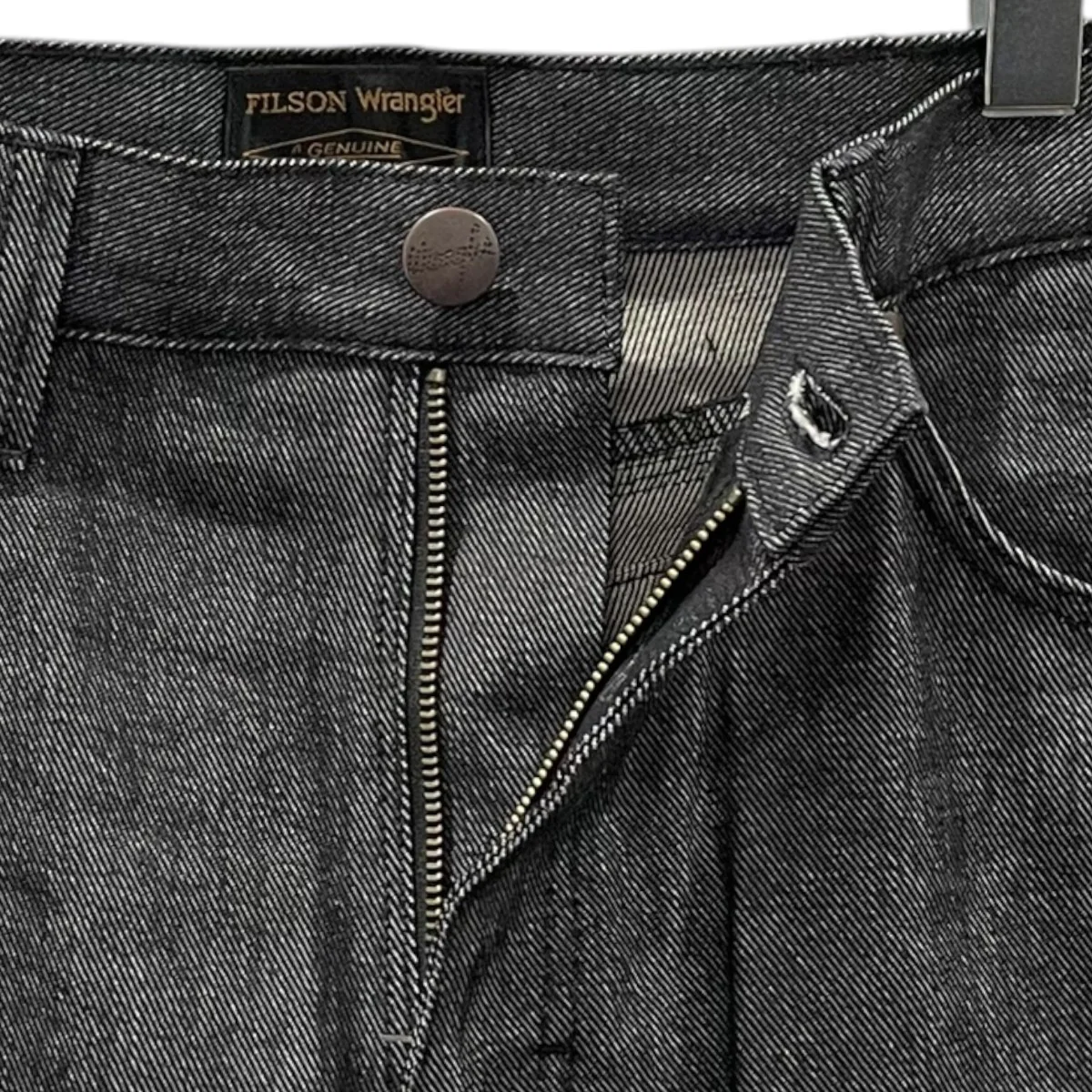 オイルド切替デニムパンツ Adventure Jean アドベンチャージーン 112370287 - Image 3