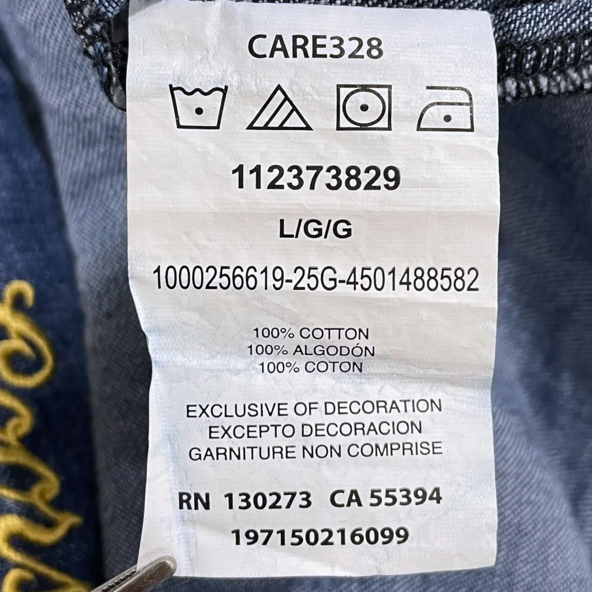 25AW 加工ウエスタンデニムシャツ Denim Shirt 112373829 - Image 7