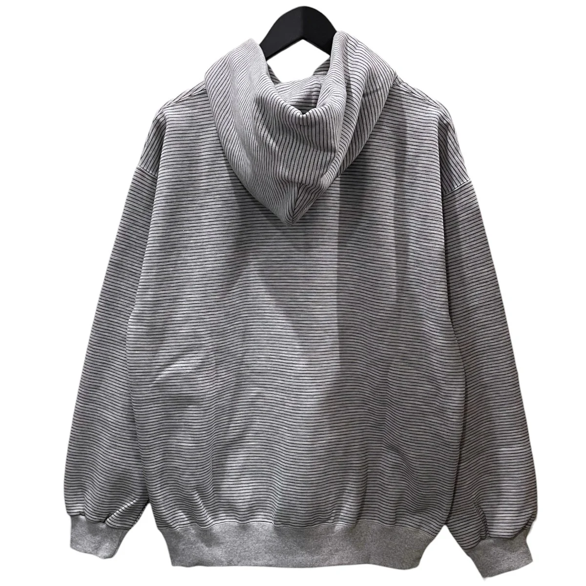 25AW ボーダー柄裏起毛プルオーバーパーカー BORDER HOODIE SWEAT ボーダー フーディー スウェット AW25BRENCT02NTL - Image 2