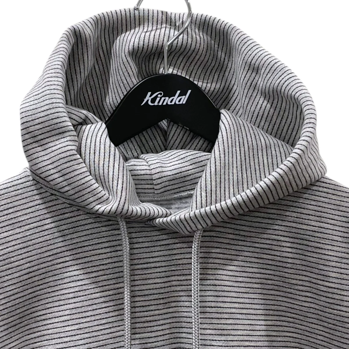 25AW ボーダー柄裏起毛プルオーバーパーカー BORDER HOODIE SWEAT ボーダー フーディー スウェット AW25BRENCT02NTL - Image 3