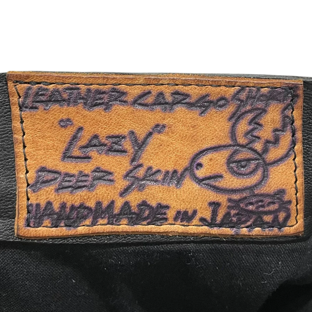 レザーカーゴショーツ レイジー Leather Cargo Shorts LAZY - Image 5
