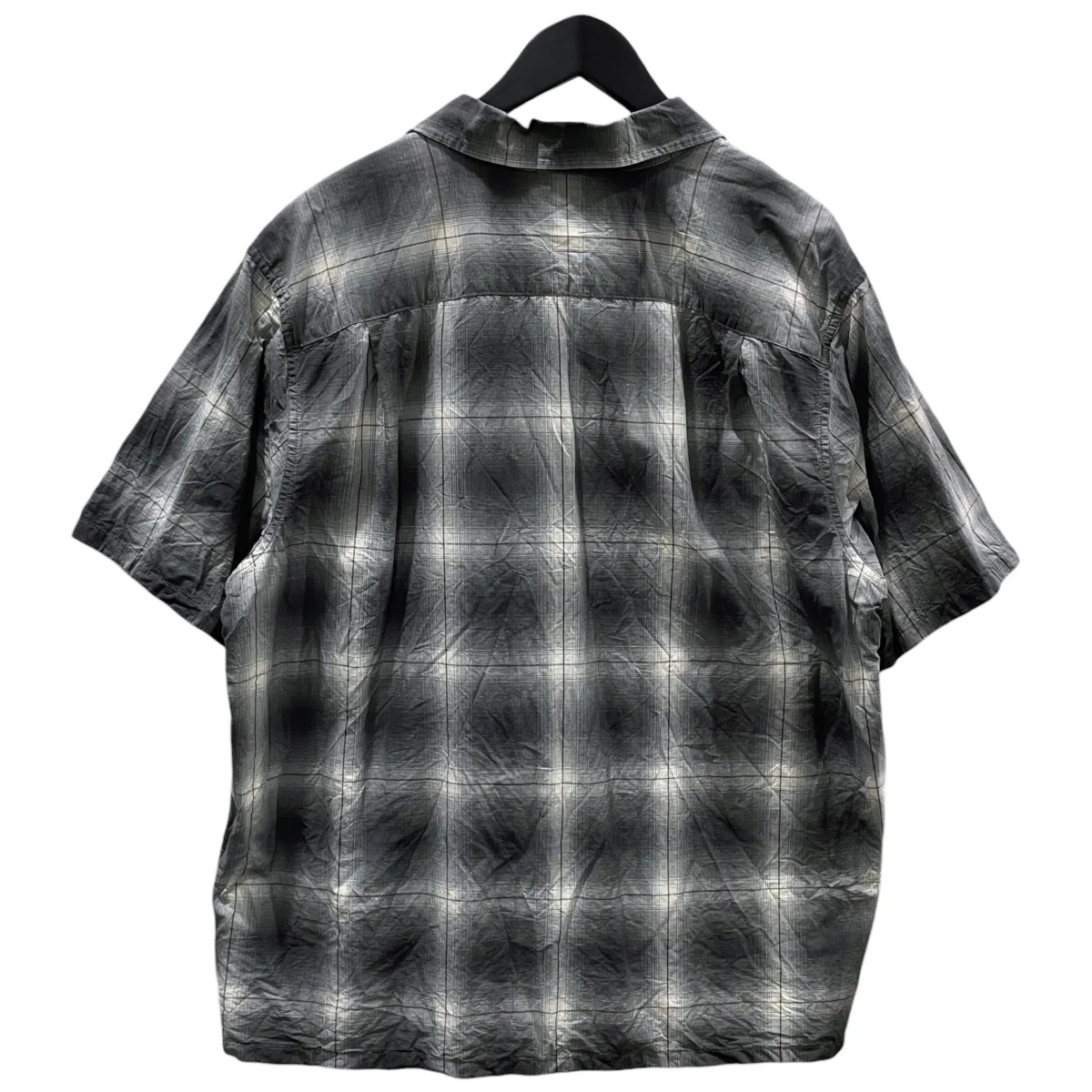 オンブレチェック柄オープンカラー半袖シャツ Greenwood SS Camp Shirt グリーンウッド ショートスリーブ キャンプシャツ 20293592 - Image 2