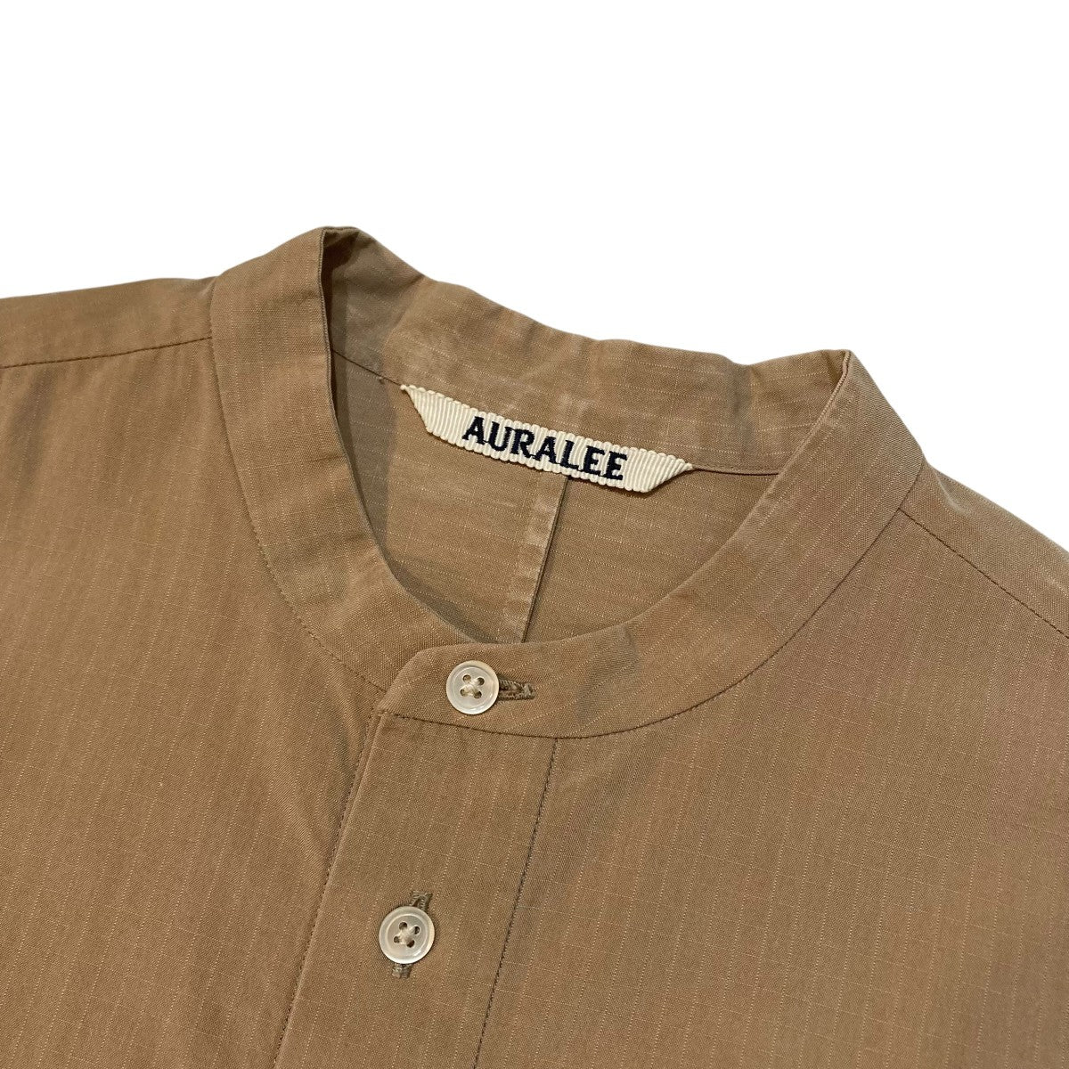 WASHED FINX RIPSTOP CHAMBRAY半袖シャツA21SS06FL - Image 3