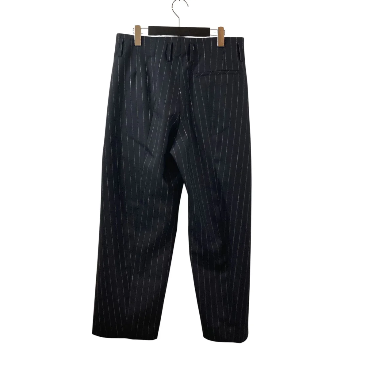 5 TUCK TROUSER IN WOOL PINSTRIPEストライプタックウールパンツF25P021-DWWS - Image 2