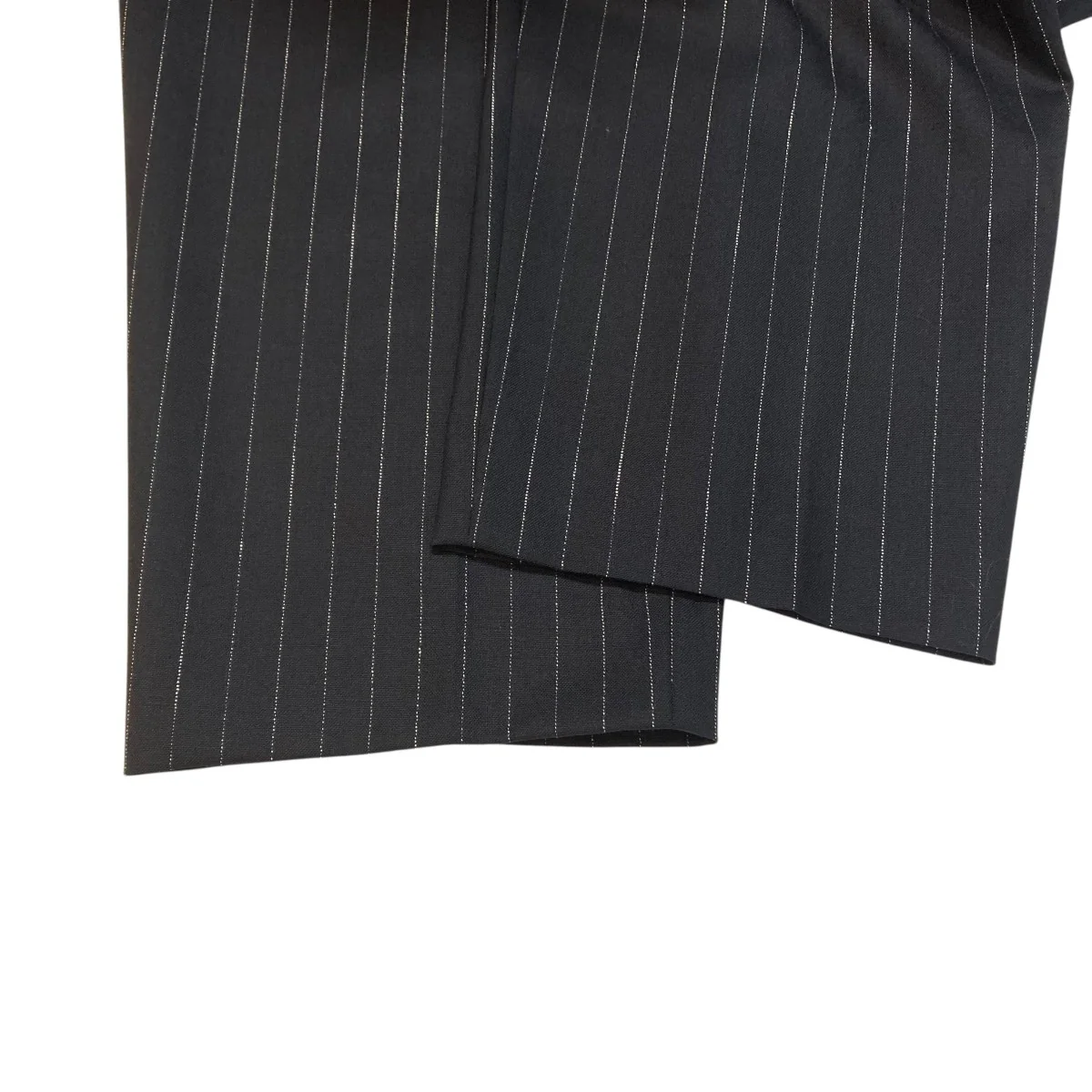 5 TUCK TROUSER IN WOOL PINSTRIPEストライプタックウールパンツF25P021-DWWS - Image 4