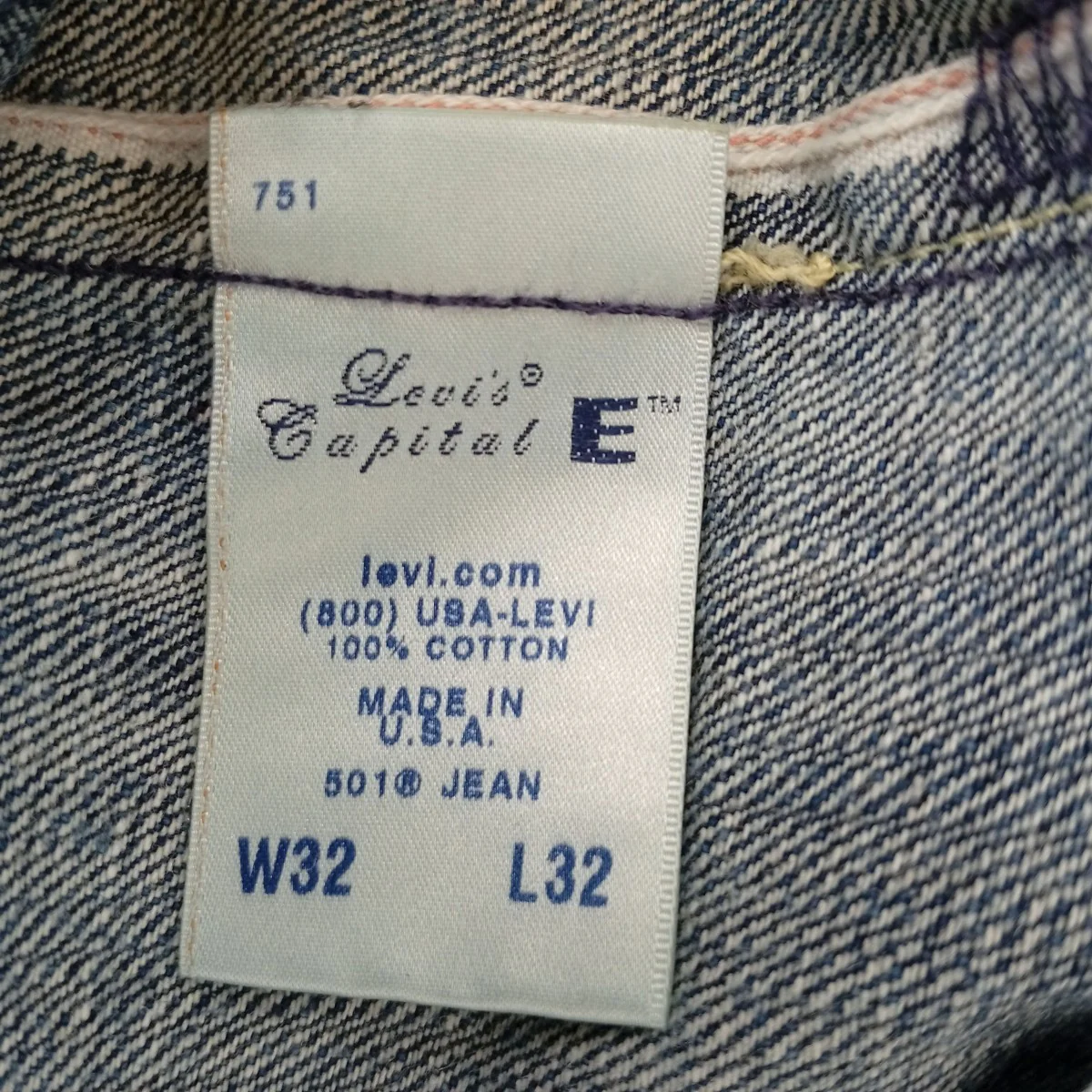 LEVI’S CapitalEデニムパンツ045010613 - Image 4