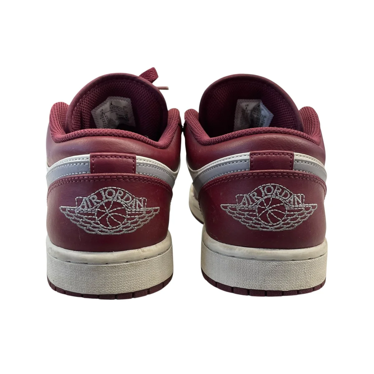 AIR JORDAN 1 LOW BORDEAUXスニーカー553558-615 - Image 4