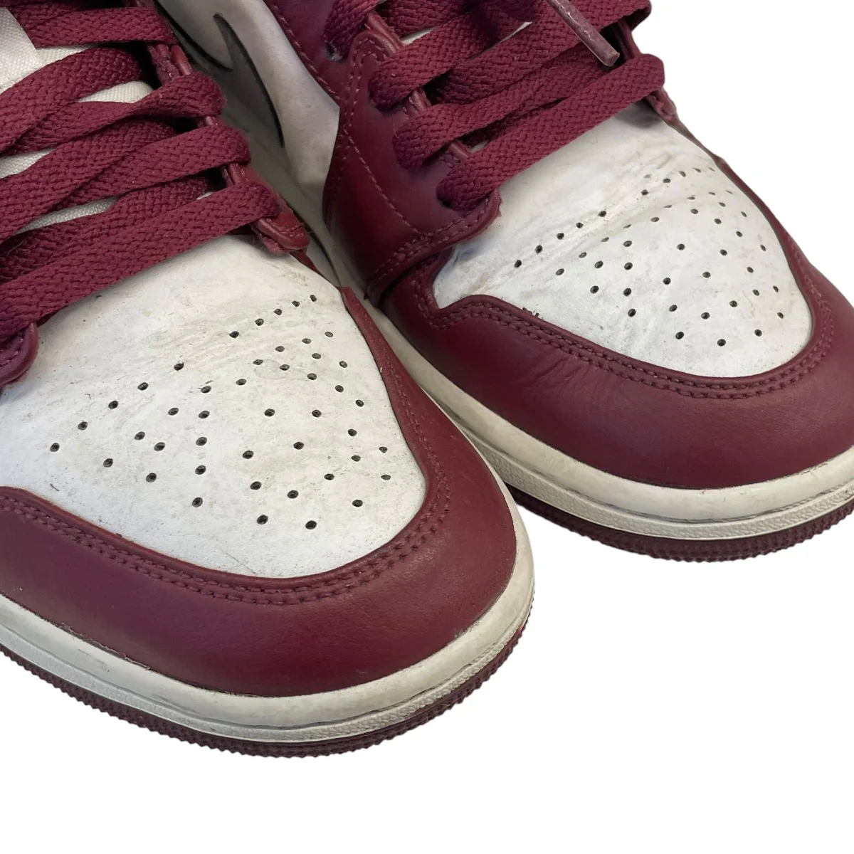 AIR JORDAN 1 LOW BORDEAUXスニーカー553558-615 - Image 6