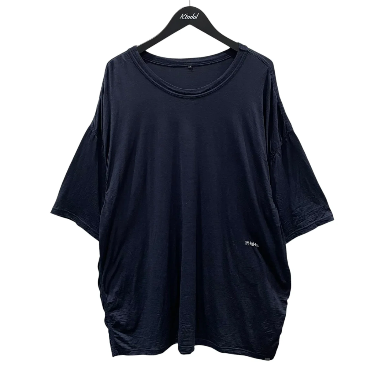 ビッグシルエット半袖カットソー Washable Merino Tee SS ォッシャブルメリノティー ショートスリーブ ASSN-200313