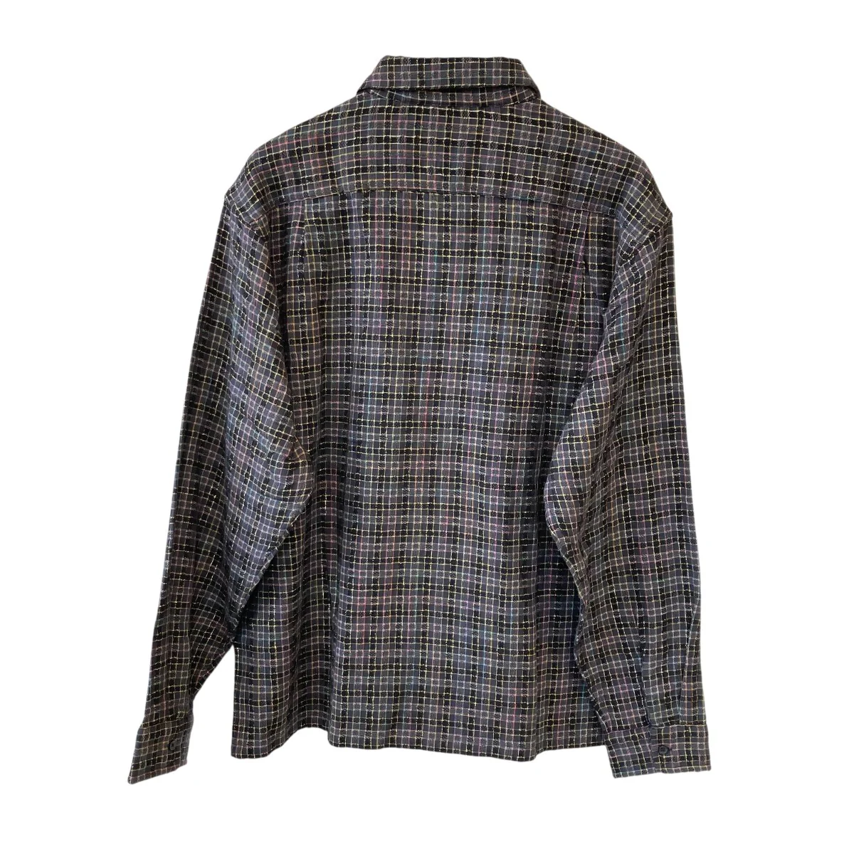 Metallic Plaid Zip Up Shirtジップジャケット - Image 2