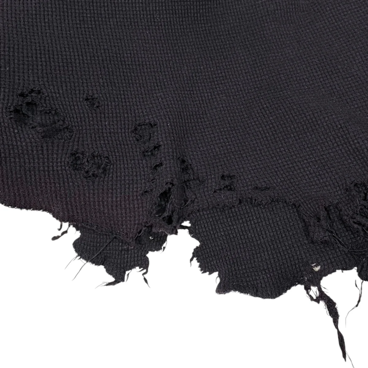 ダメージ加工ワッフルクルーロングスリーブ DAMAGE WAFFLE CREW LS ANC-STD-CT03 - Image 5