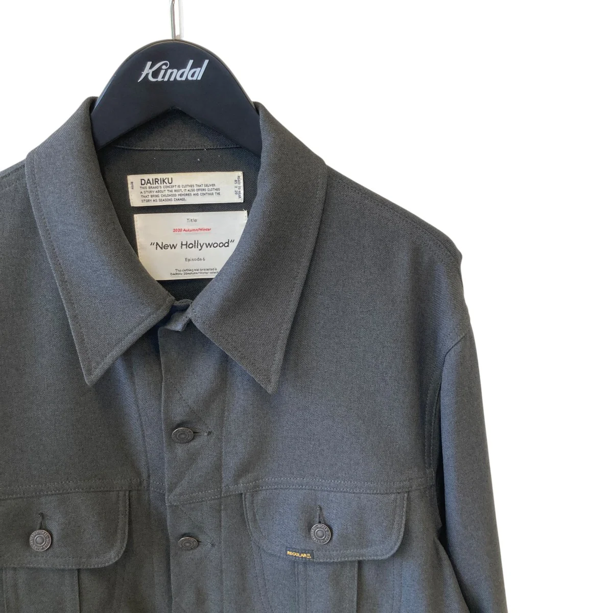 REGULAR POLYESTER JACKETジャケット20AW J-5 - Image 3