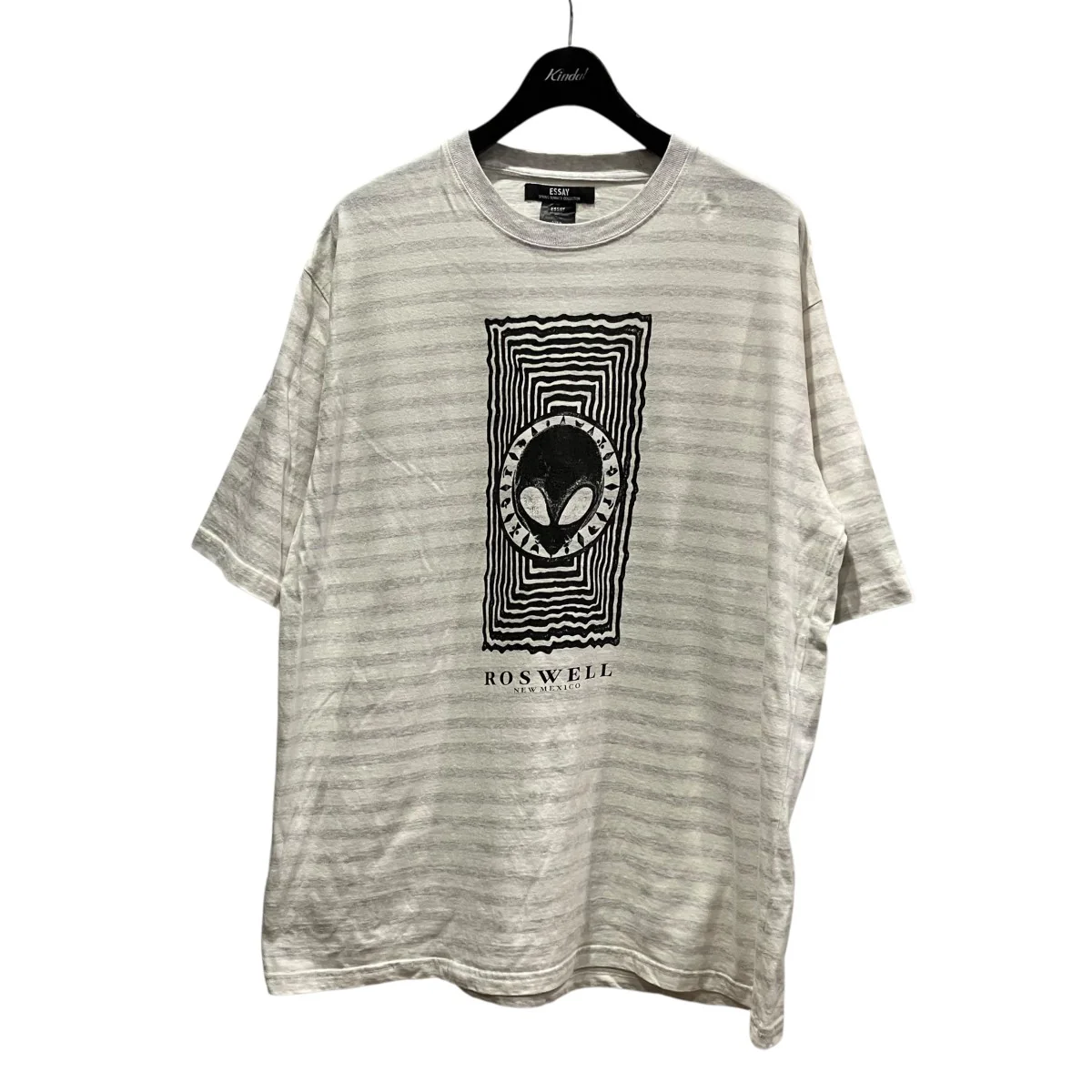 25SSORIGINAL SHADOW STRIPE T-SHIRTプリントボーダーTシャツES20TS-04