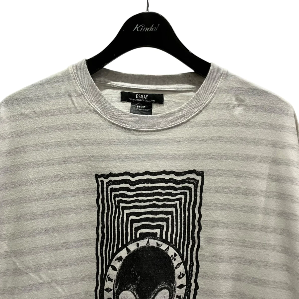 25SSORIGINAL SHADOW STRIPE T-SHIRTプリントボーダーTシャツES20TS-04 - Image 3