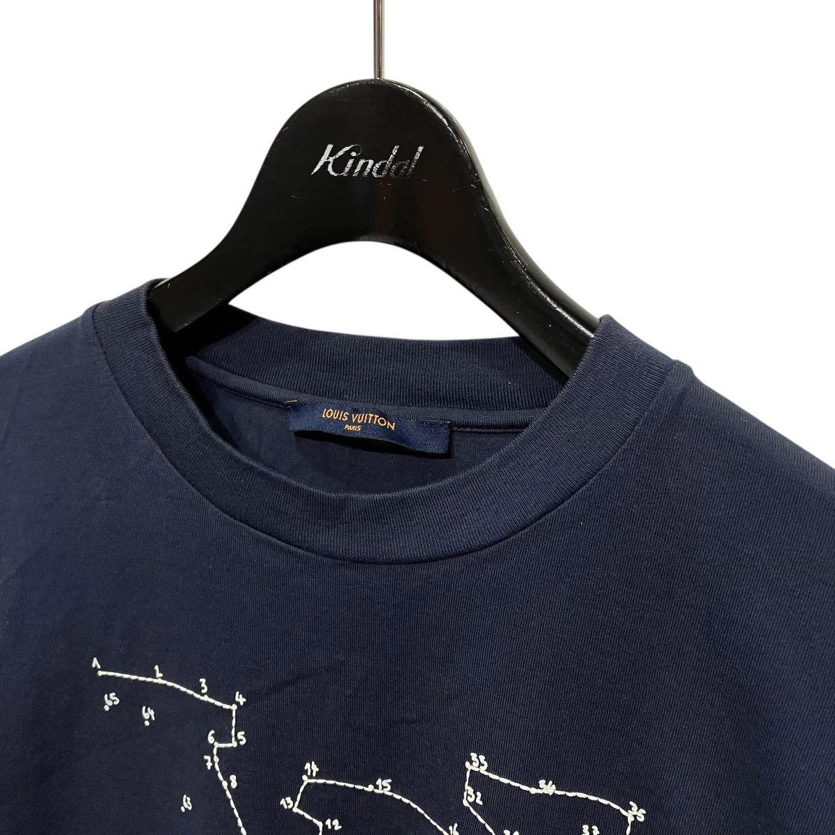 LVステッチプリントエンブロイダリーTシャツRM212Q NPG HLY42W - Image 3