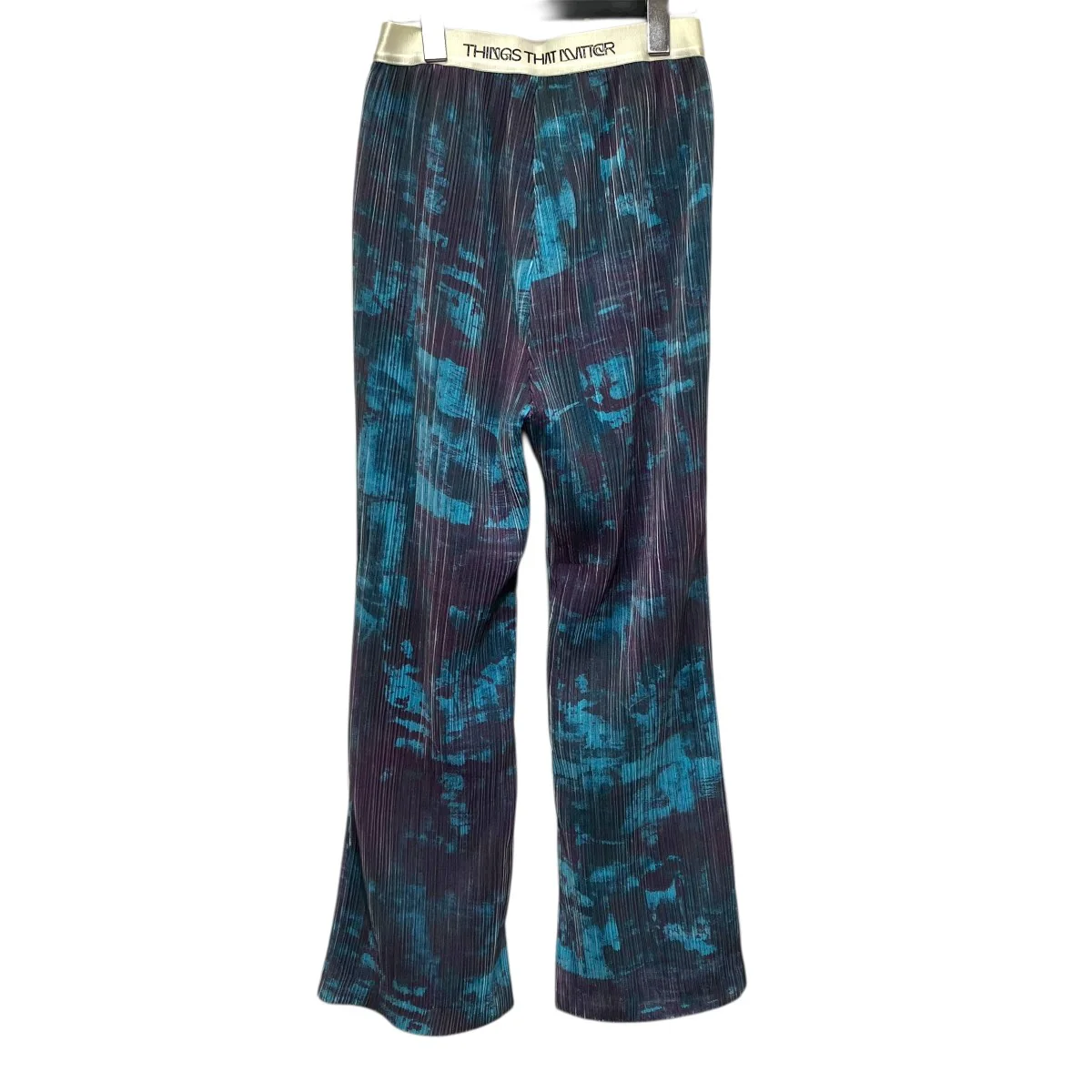 プリーツパンツ0583TM1090P PRINT PLEATS RIB PANTS - Image 2