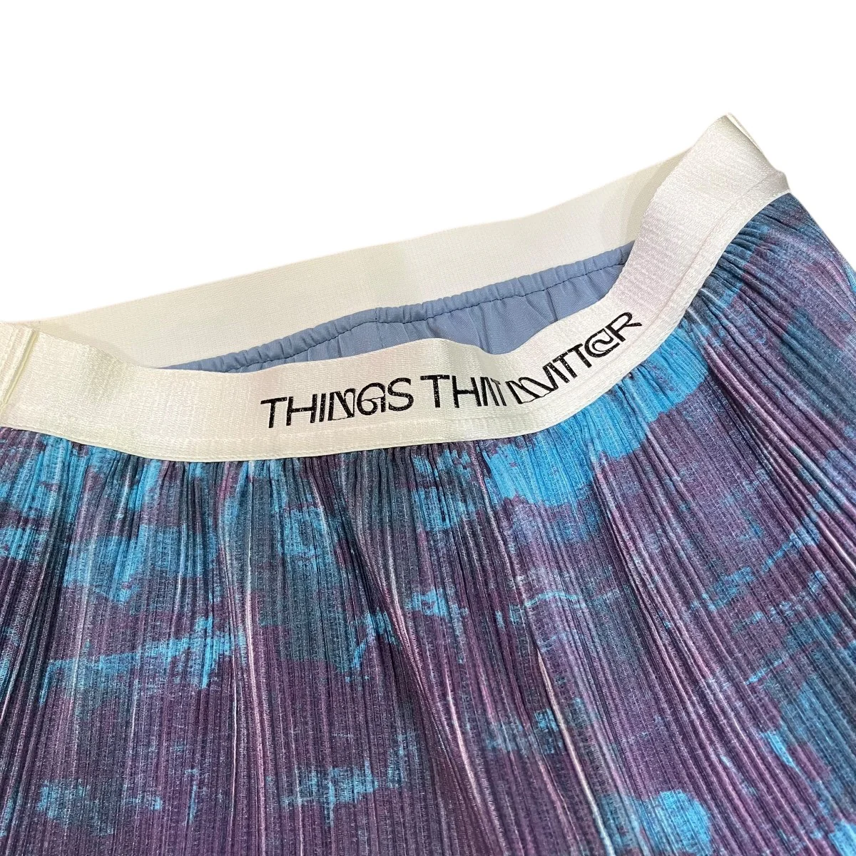 プリーツパンツ0583TM1090P PRINT PLEATS RIB PANTS - Image 3
