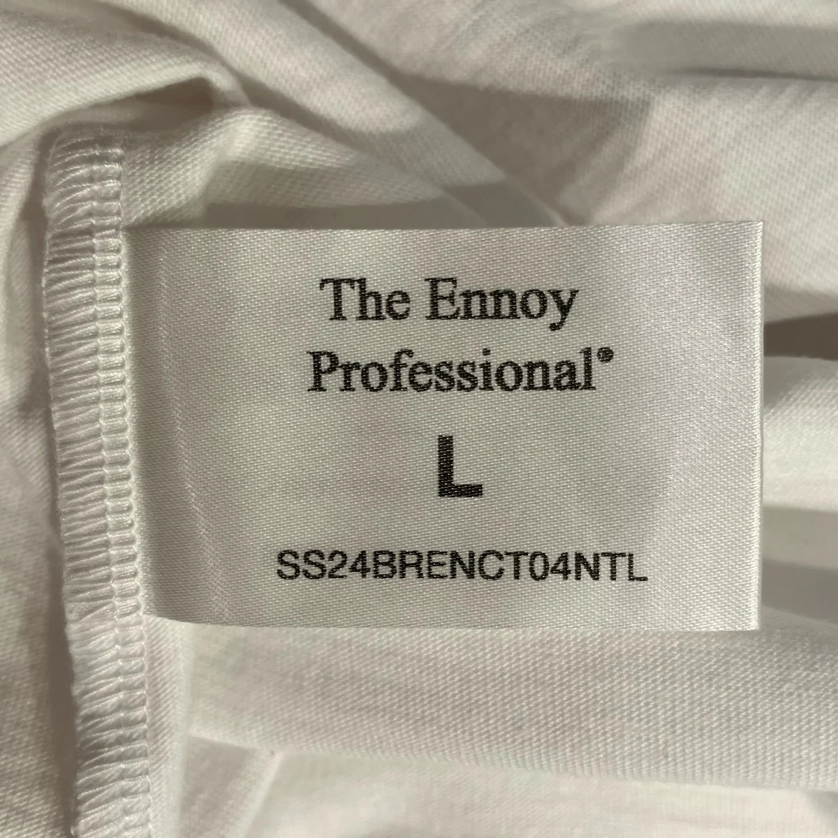 ロゴ刺繍TシャツSS24BRENCT04NTL - Image 5
