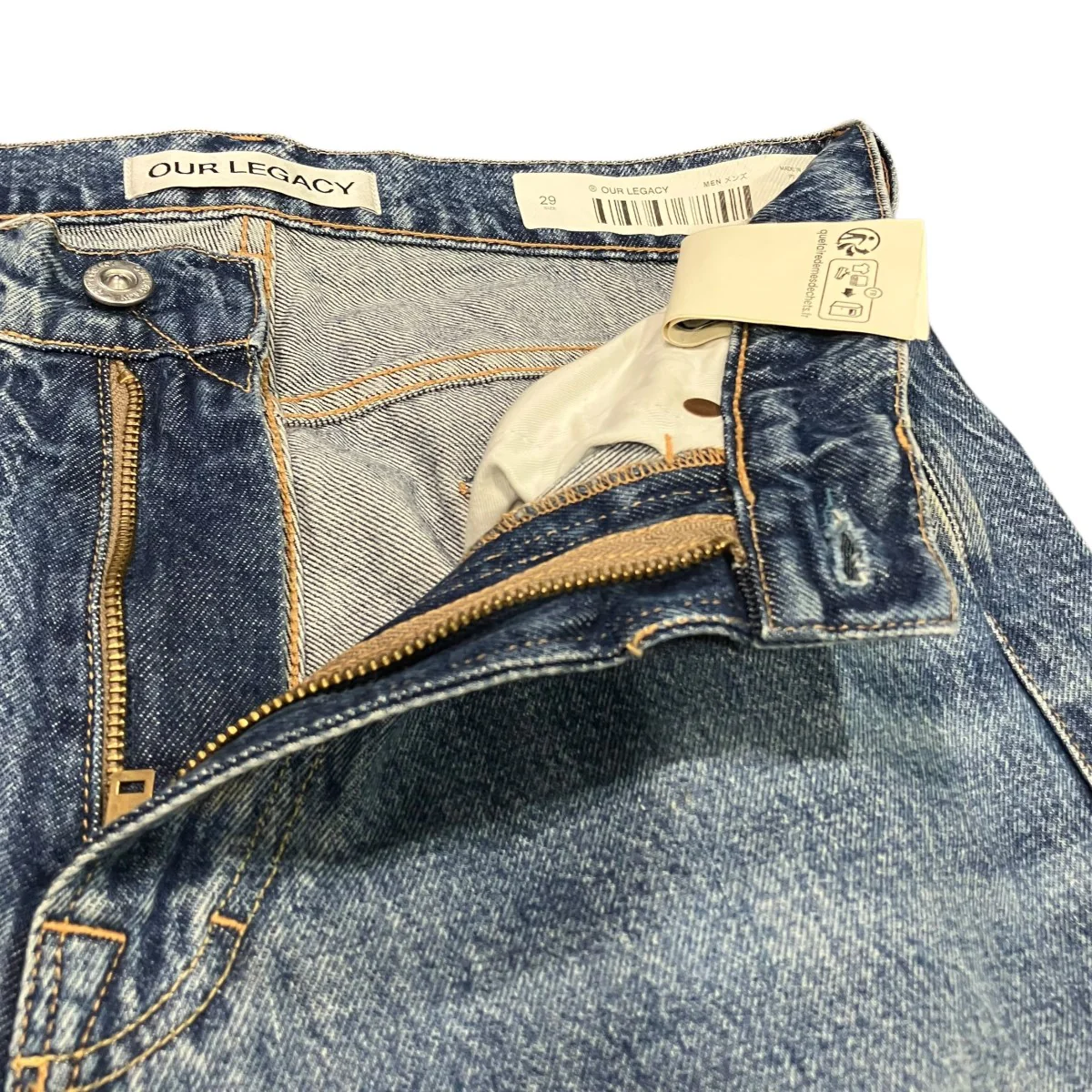 DEADLINE WASH THIRD CUT JEANSデニムパンツM2255TCD - Image 3