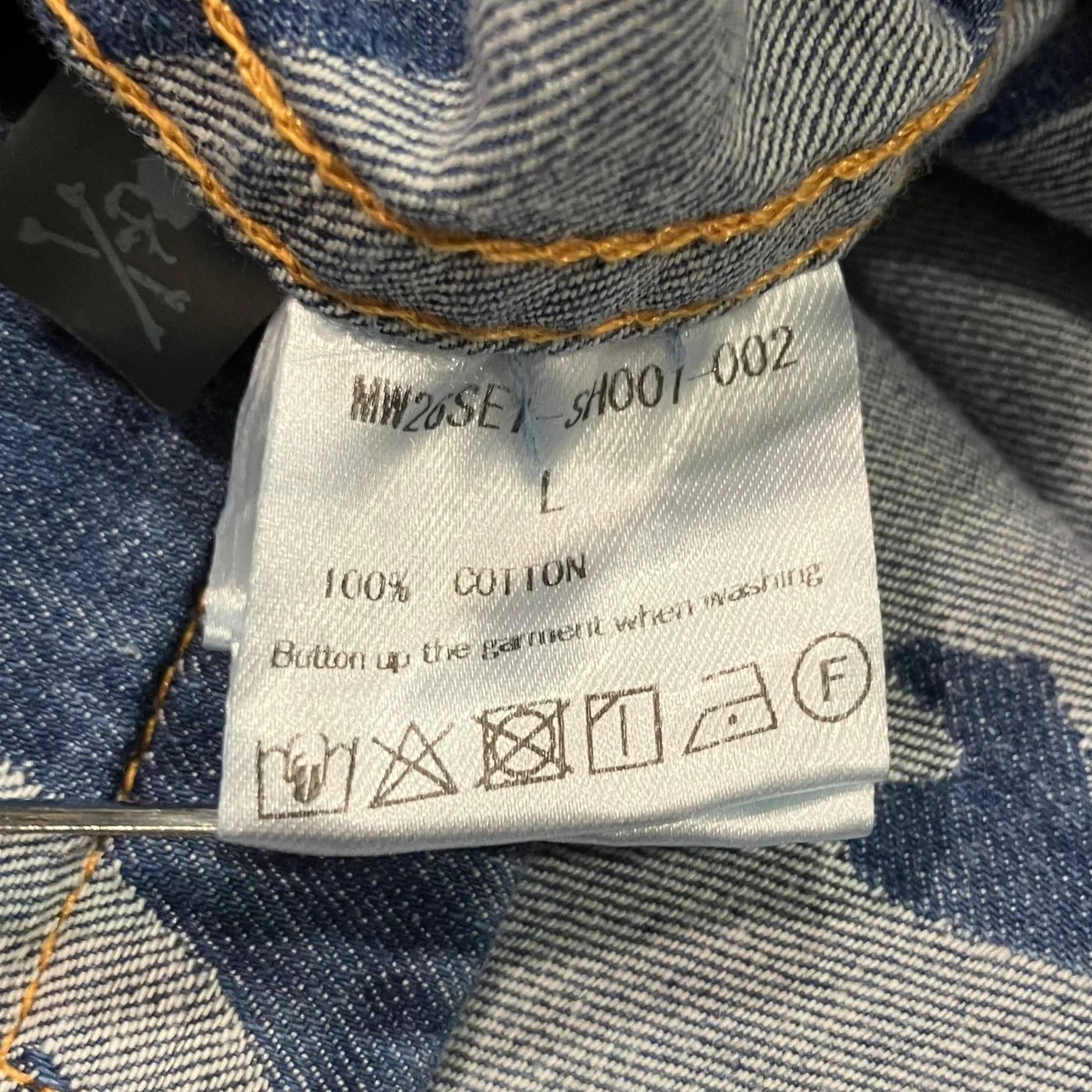 26SSMW ALOHA SS DENIM SHIRTアロハショートスリーブデニムシャツMW26SE1-SH001-002 - Image 5