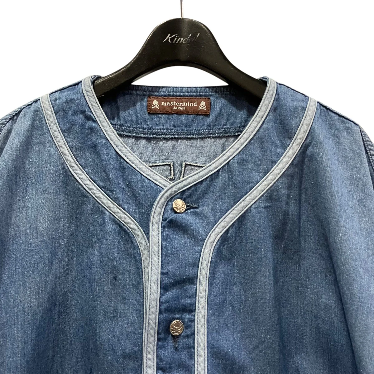 MJ BASEBALL DENIM SHIRTベースボールデニムシャツMJ26EE1-SH018-003 - Image 3