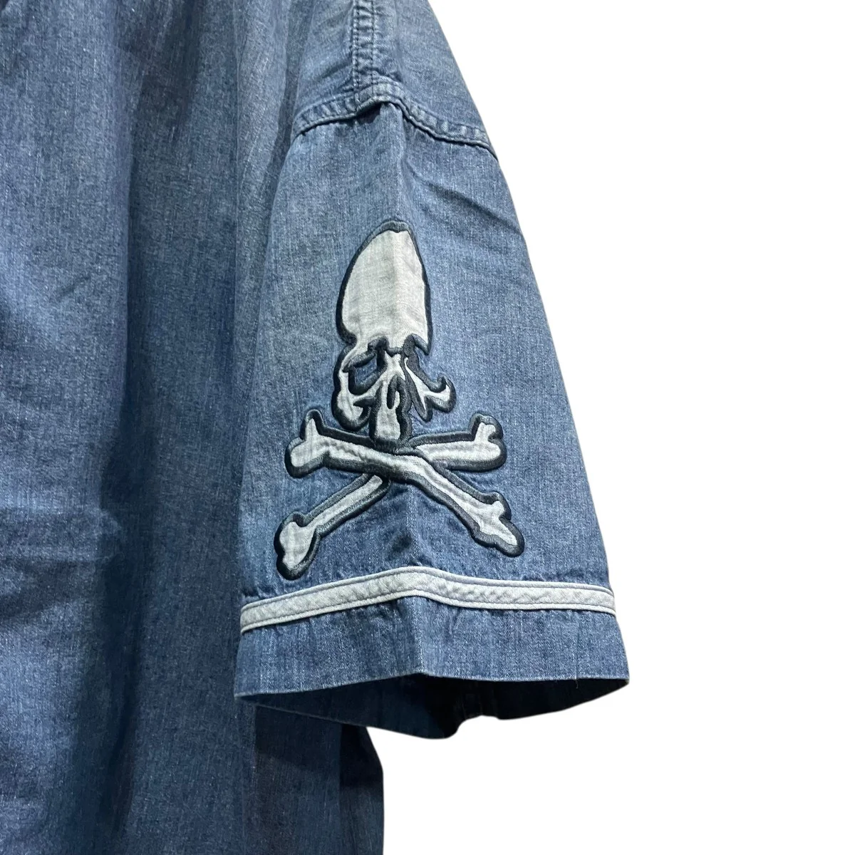MJ BASEBALL DENIM SHIRTベースボールデニムシャツMJ26EE1-SH018-003 - Image 4