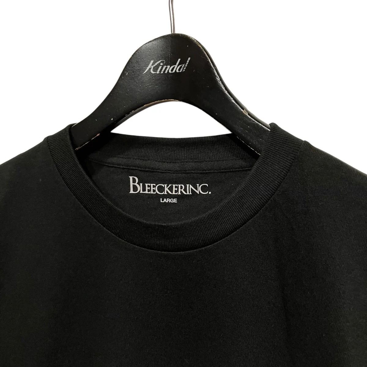bleeCKer L S Tee -blackロゴプリントTシャツ - Image 3