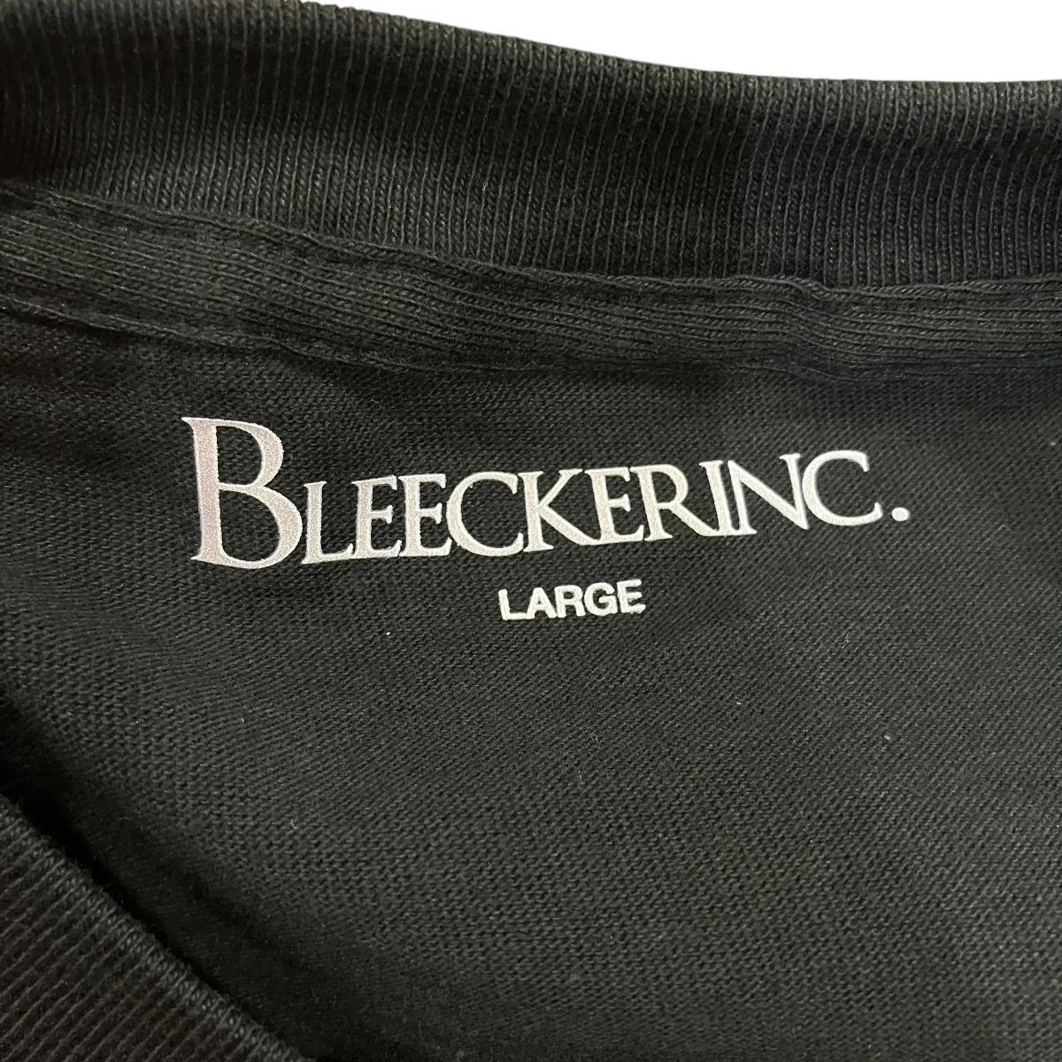 bleeCKer L S Tee -blackロゴプリントTシャツ - Image 5
