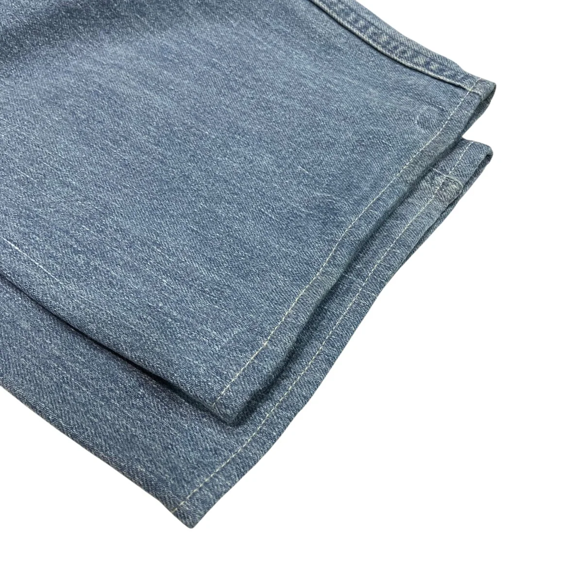 SELVEDGE FADED LIGHT DENIM WIDE PANTSワイドデニムパンツA24SP07DE - Image 4
