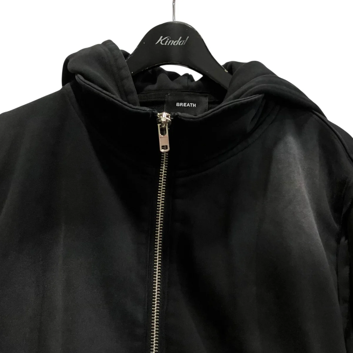 BLEACH LAYERED ZIP HOODIEブリーチ加工レイヤードジップパーカーBR26SS-C5001 - Image 4