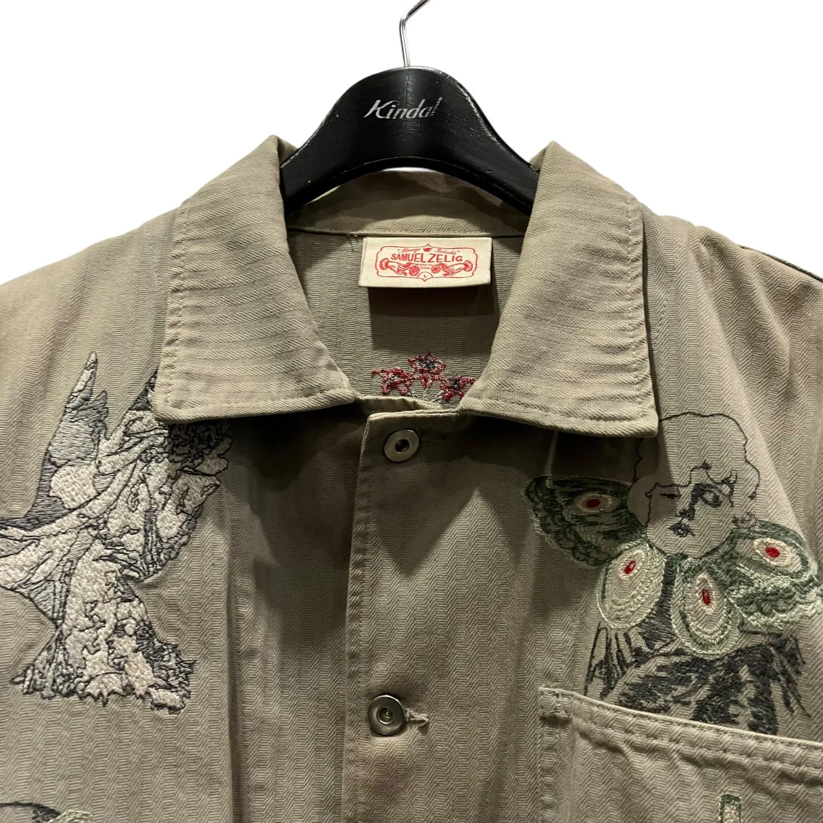 New Rituals Chore Jacket刺繍ミリタリーシャツ - Image 3