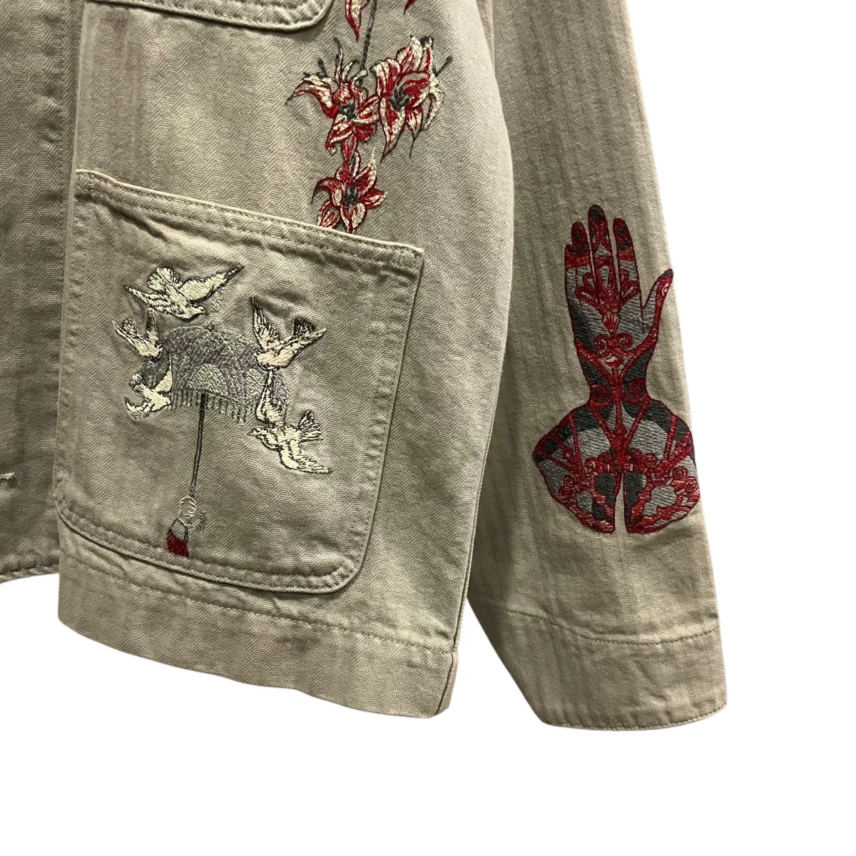 New Rituals Chore Jacket刺繍ミリタリーシャツ - Image 5