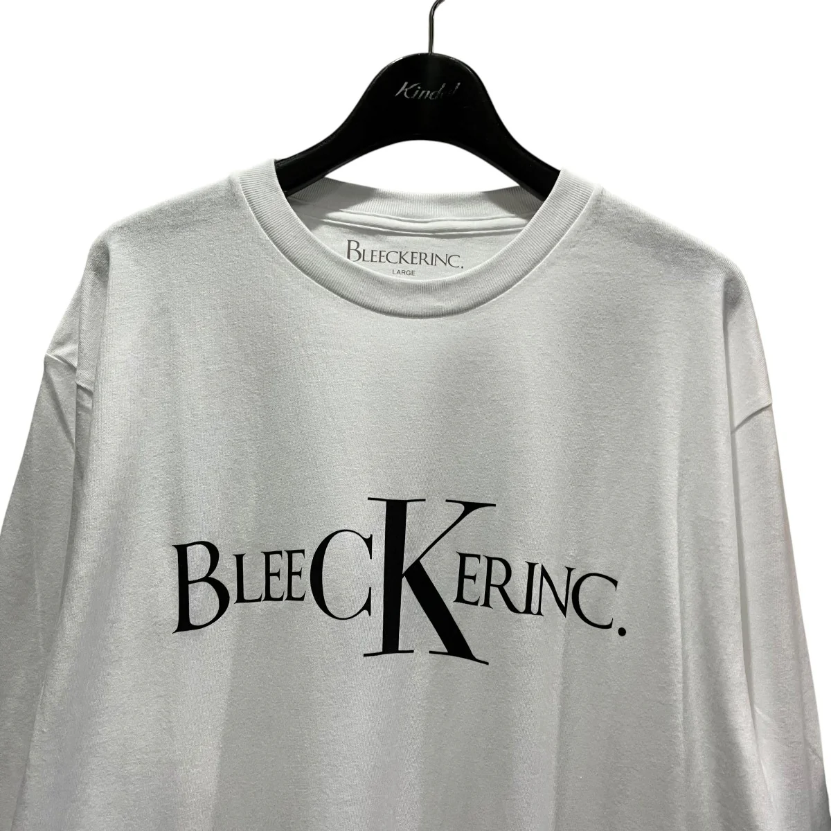 bleeCKer L S Tee -white長袖Tシャツ - Image 3