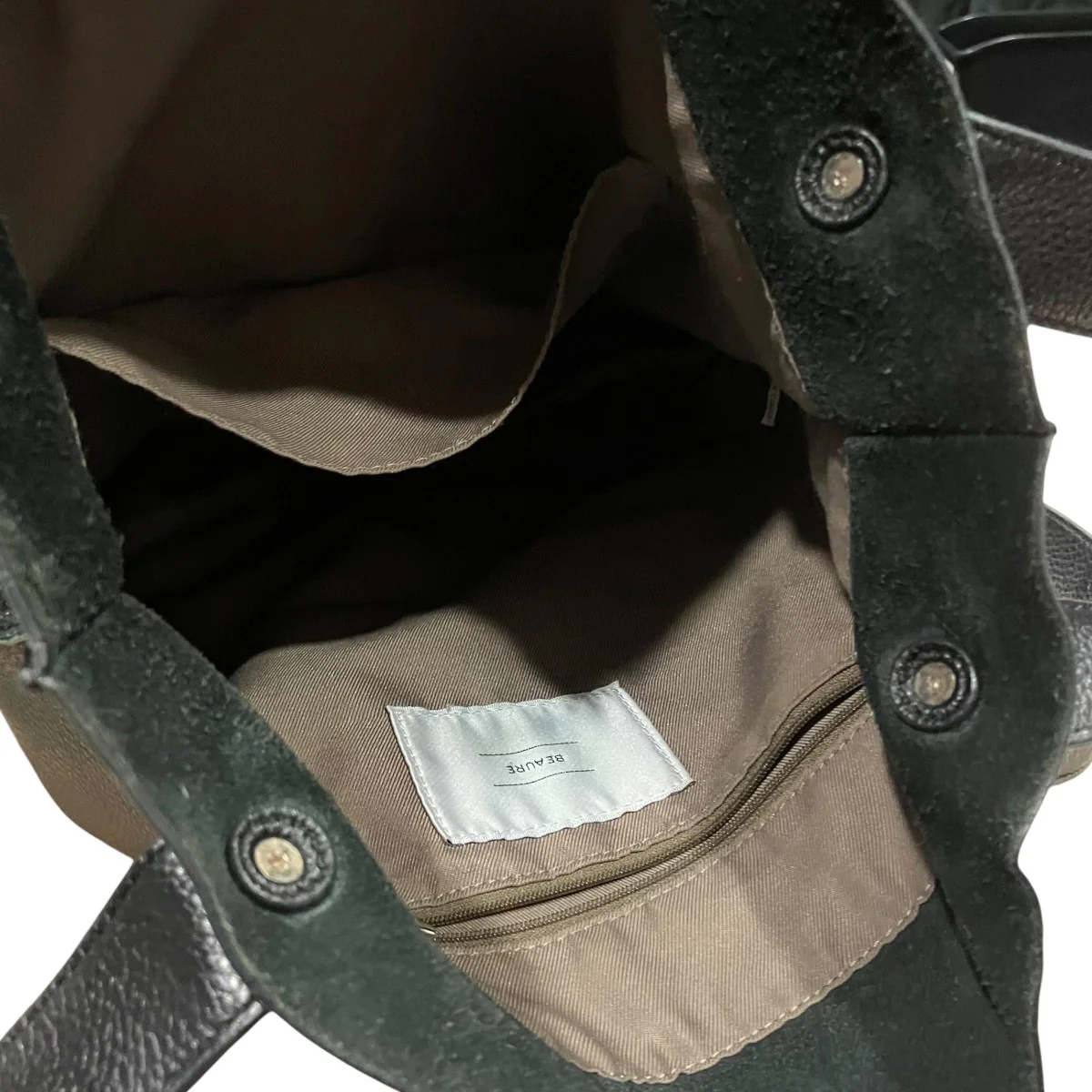 レザーハンドルトートバッグ - Image 7