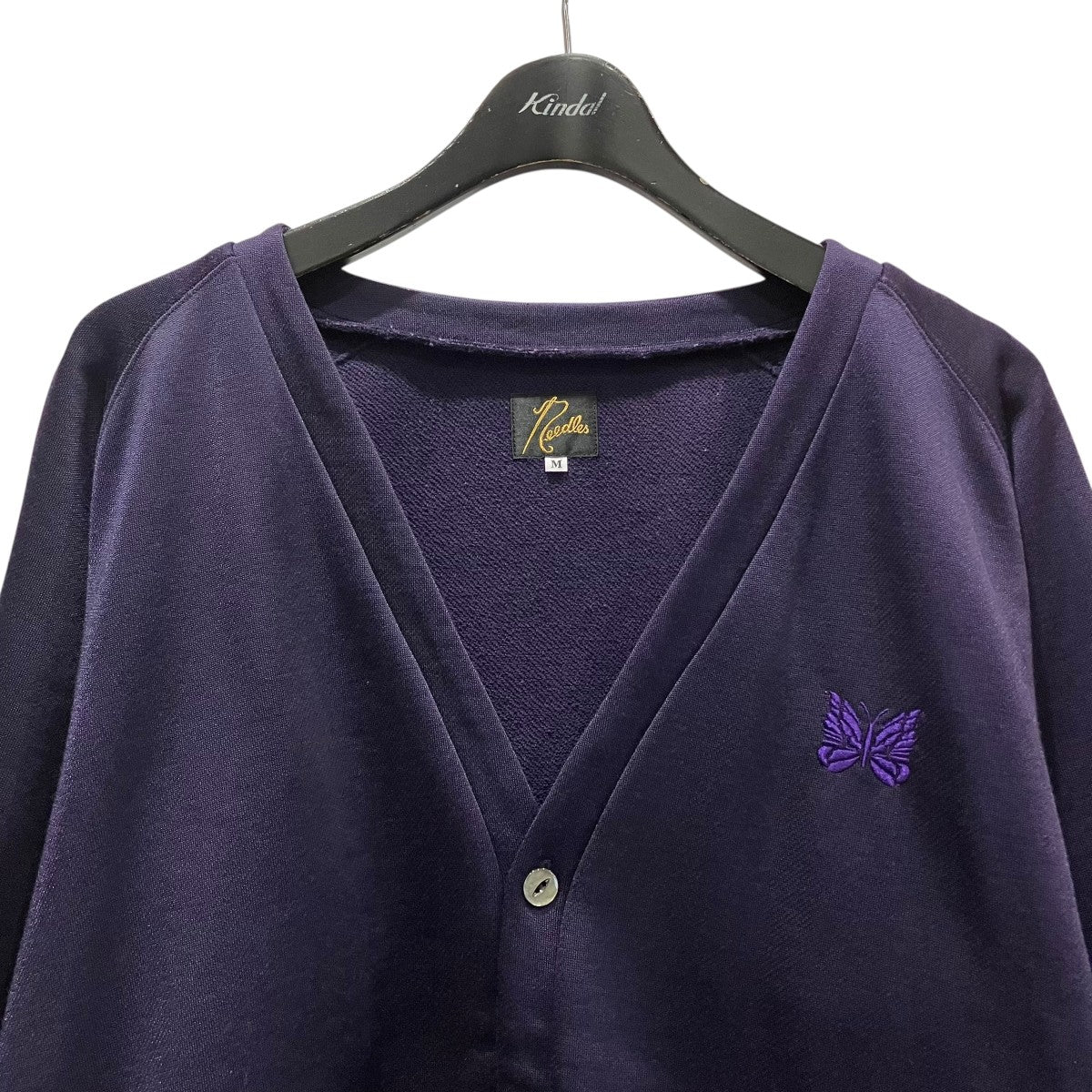 V Neck Cardigan - C PE Bright JerseyVネックカーディガンNS257 - Image 3