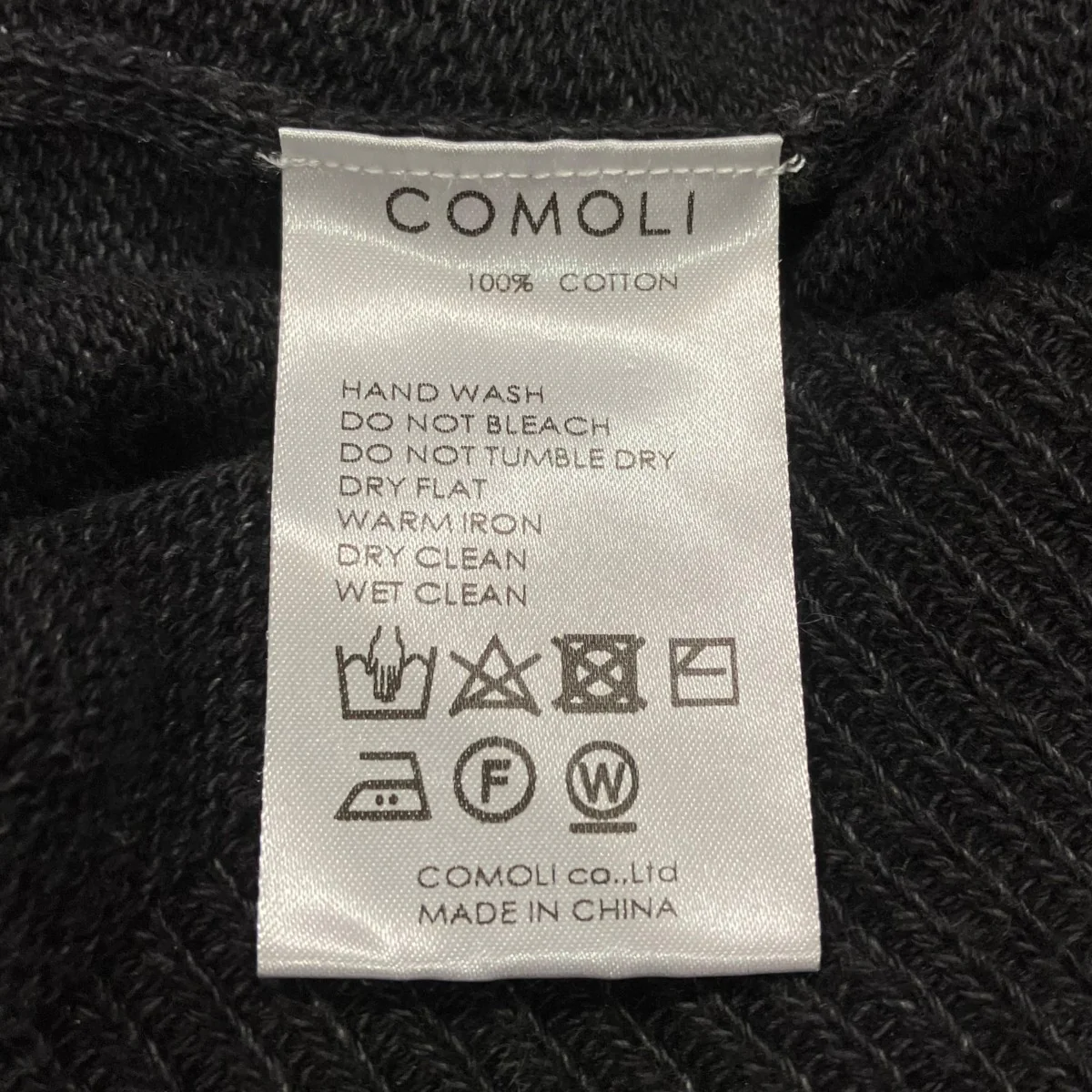 インディゴクルーネックニットT01-06001 - Image 5
