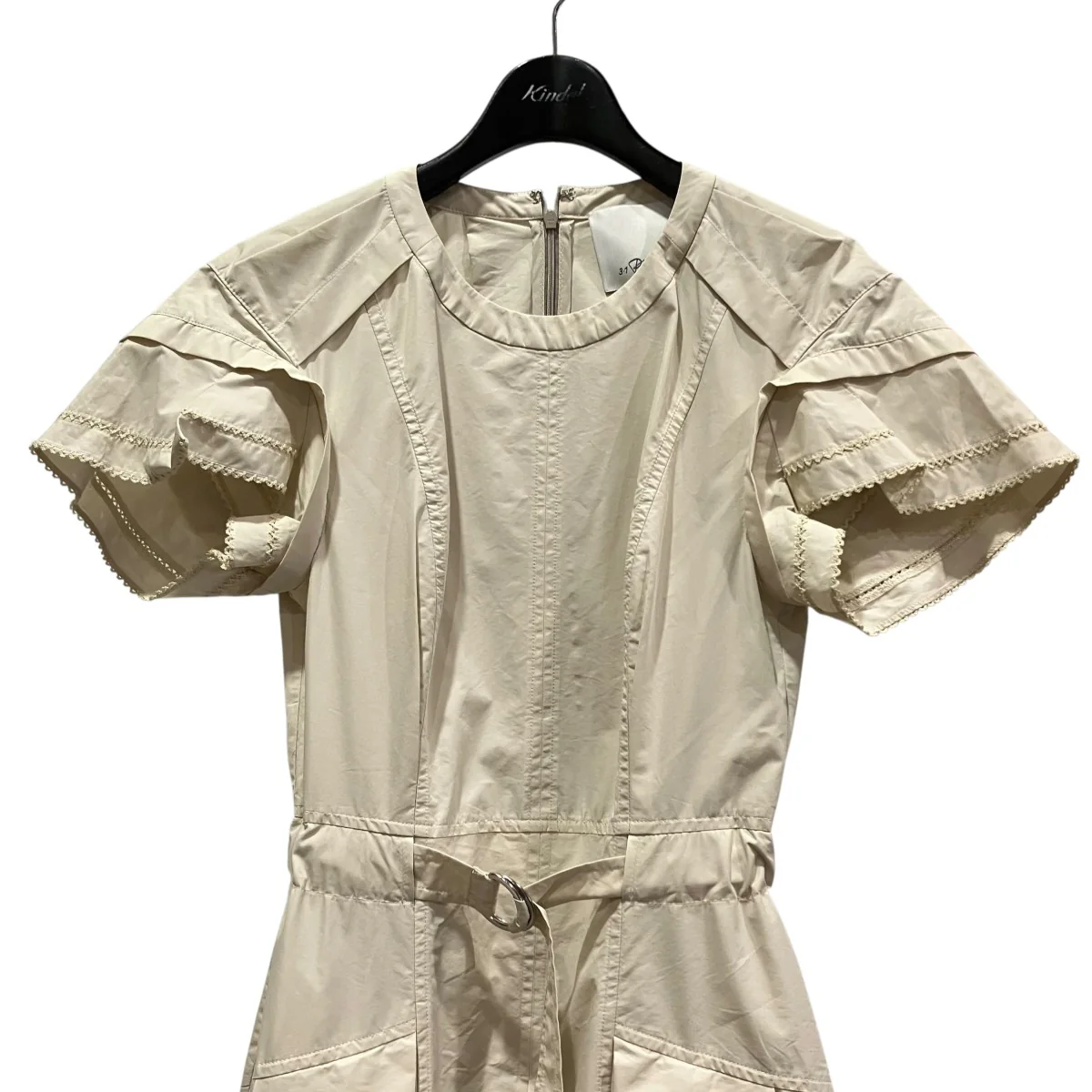 25SSCascade Petal Sleeve Shirt DressドレスワンピースE251-90911LCE - Image 3