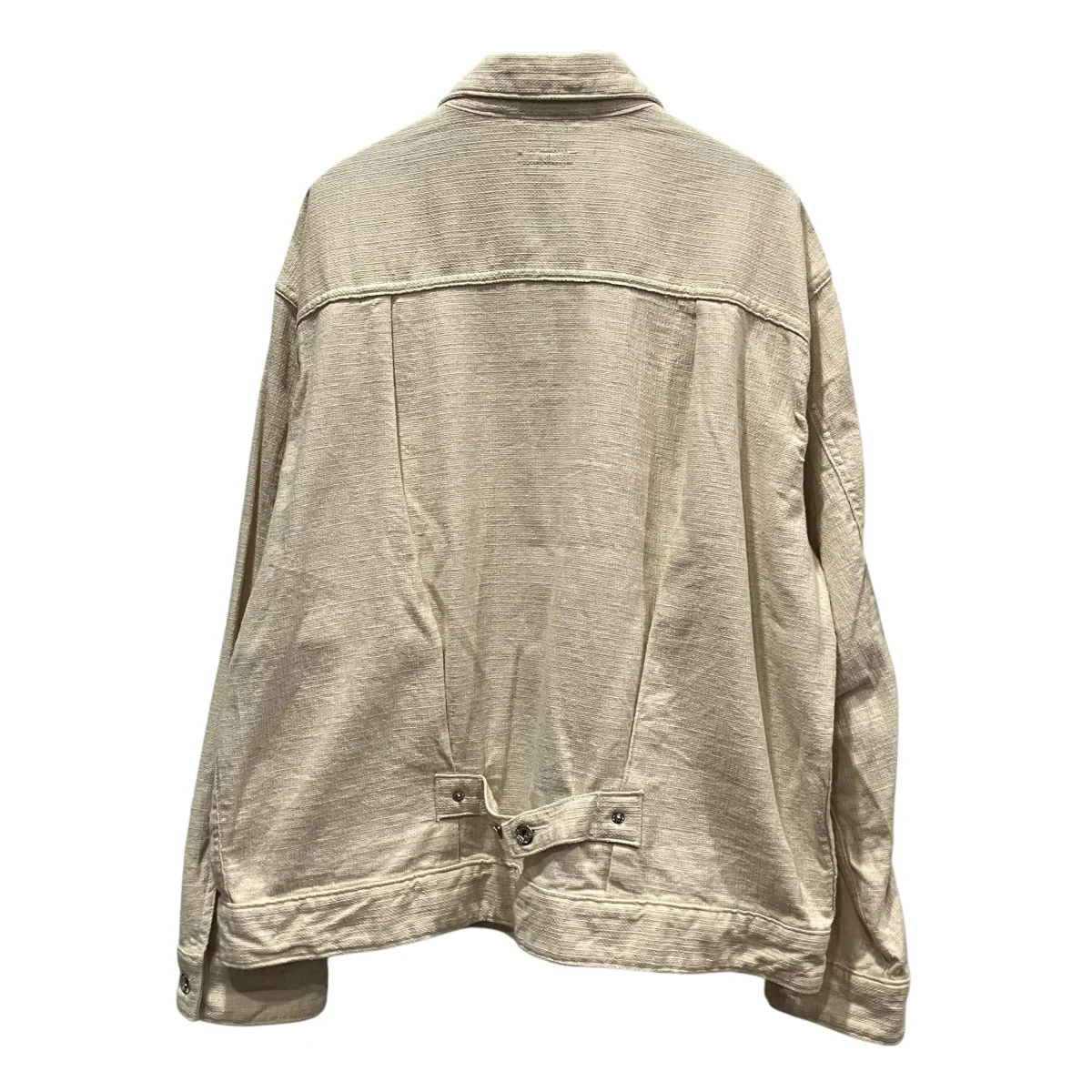 25SSTrucker Jacketコットンリネントラッカージャケット - Image 2