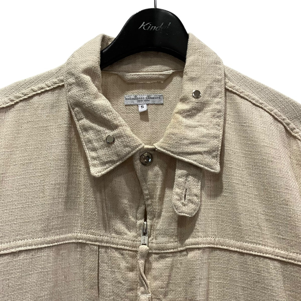 25SSTrucker Jacketコットンリネントラッカージャケット - Image 3