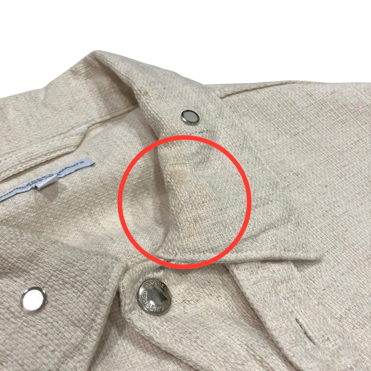 25SSTrucker Jacketコットンリネントラッカージャケット - Image 7