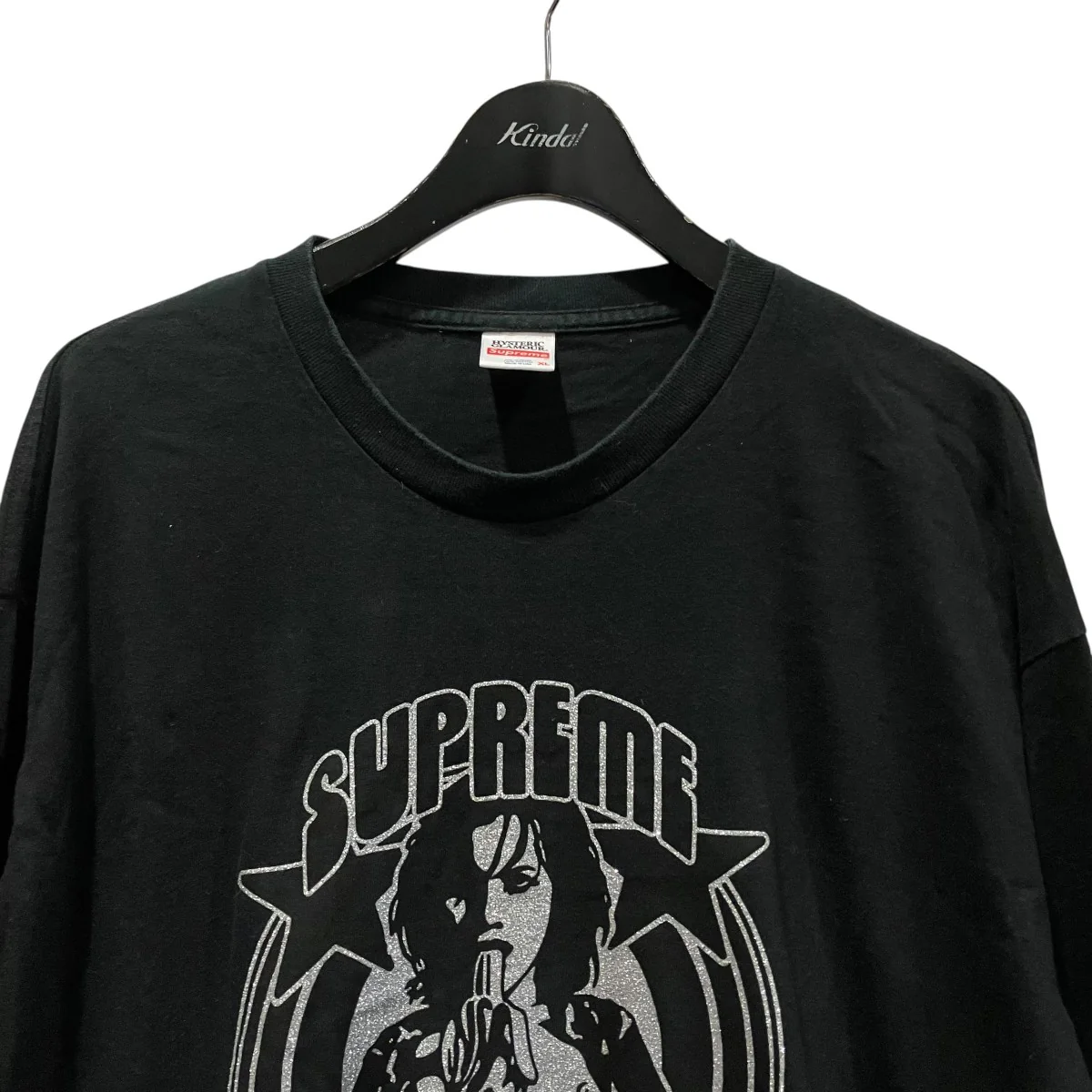 ラメプリント長袖Tシャツ - Image 3
