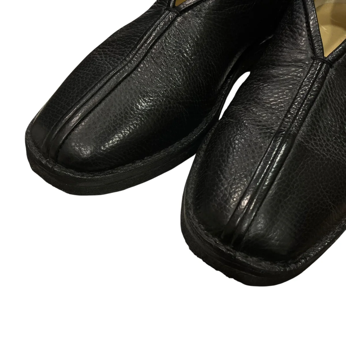 Flat Piped Slippersレザースリッポン - Image 4