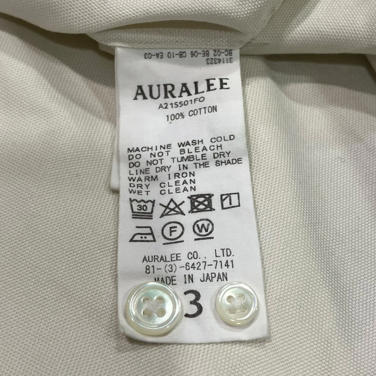 FINX SHUTTLE OX SHIRTSオックスフォードシャツA21SS01FO - Image 5