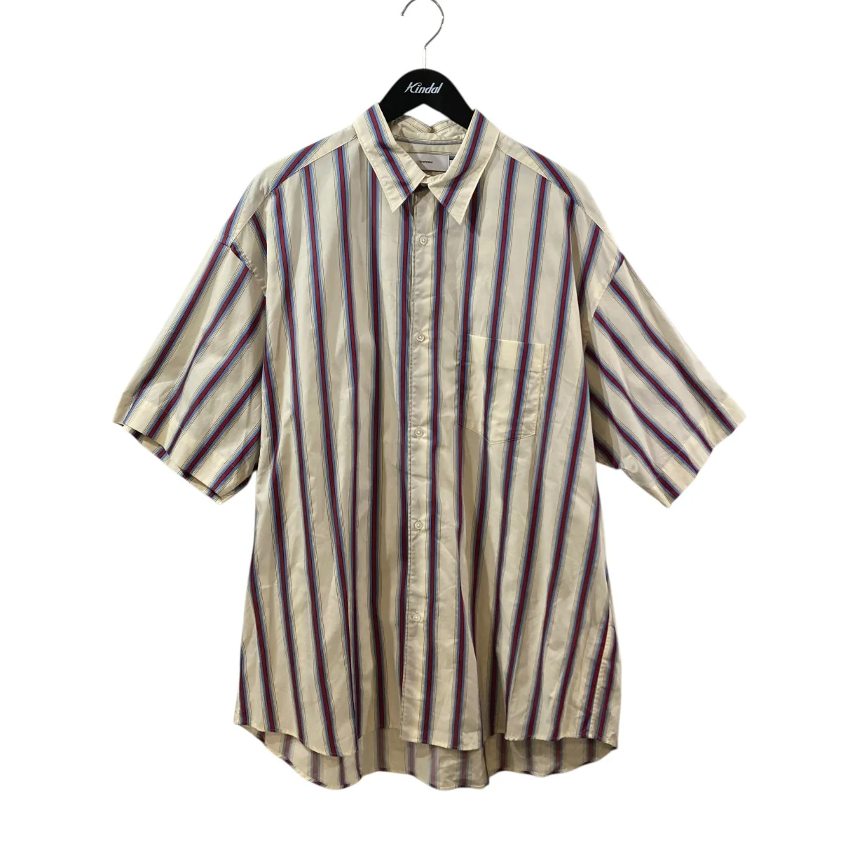 SIDOGRAS S S Oversized Regular Collar Shirt オーバーサイズ半袖シャツ GM242-50004