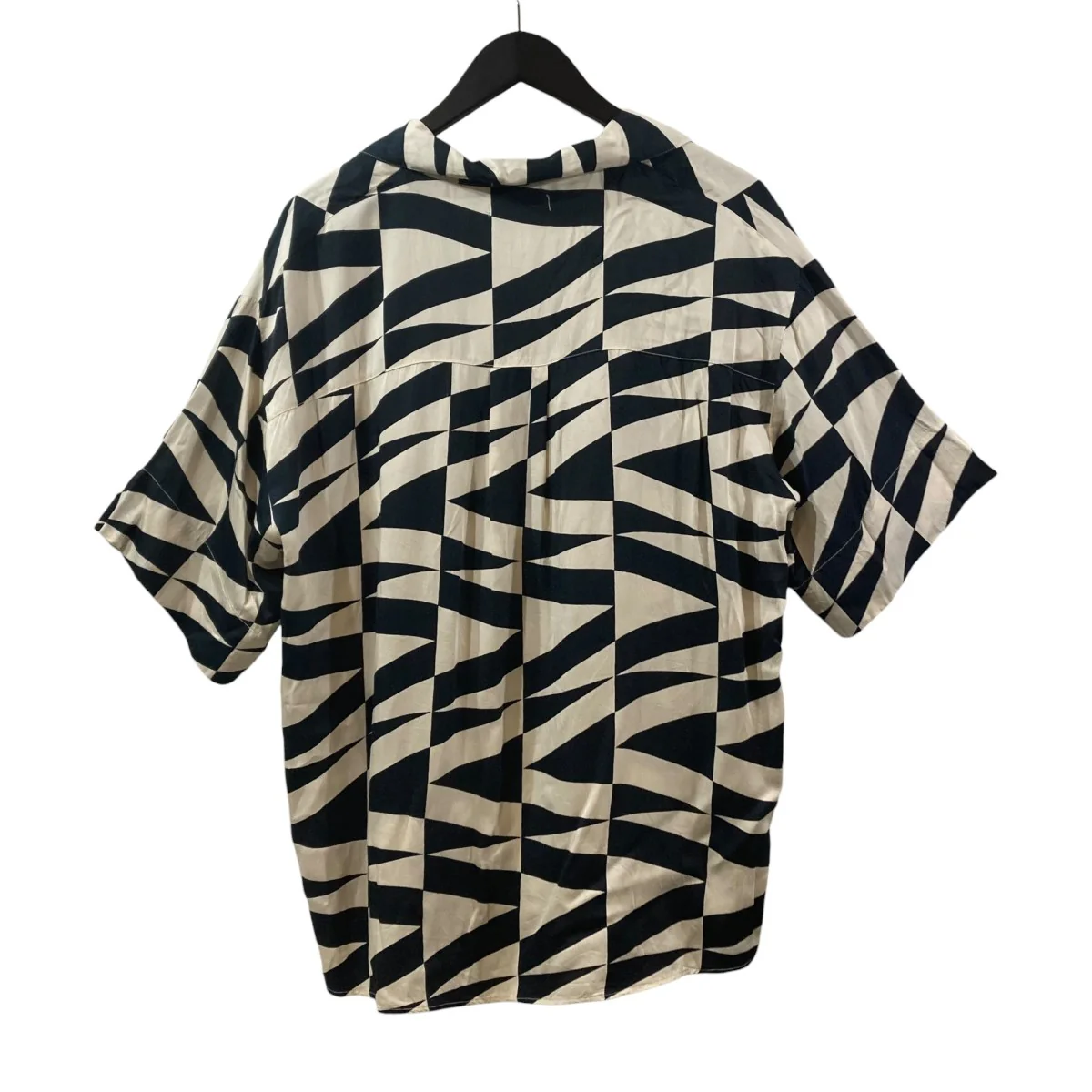 Geometric Satin Shirts半袖シャツ62410411 - Image 2