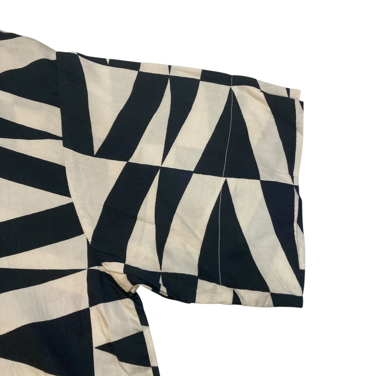 Geometric Satin Shirts半袖シャツ62410411 - Image 4