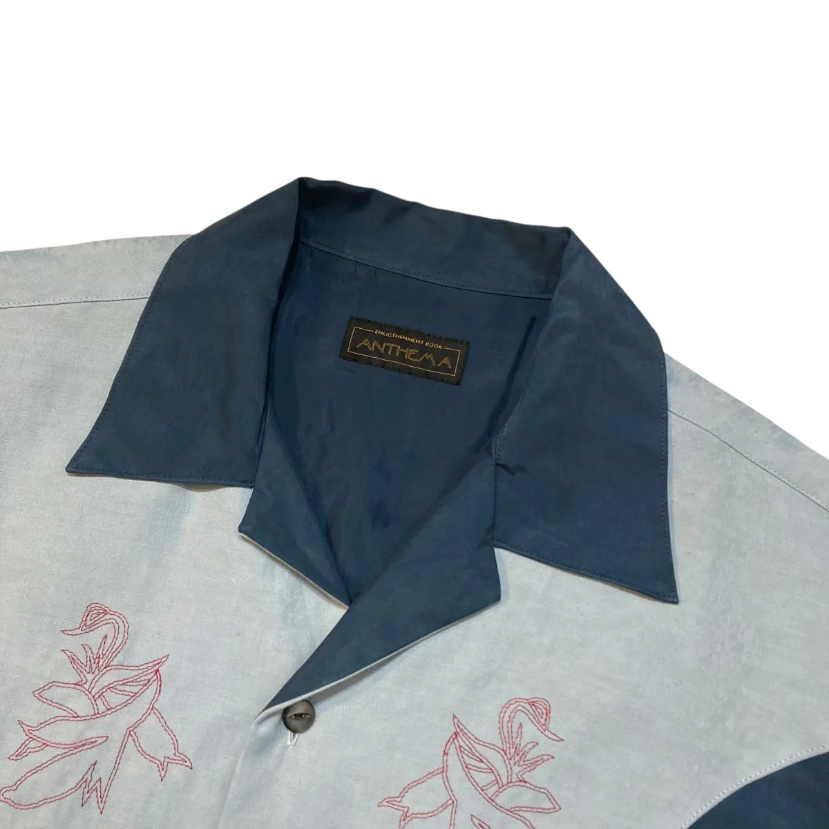 POWDERY CUPRA OPEN COLLOER SHIRTS半袖シャツA00141SH - Image 3