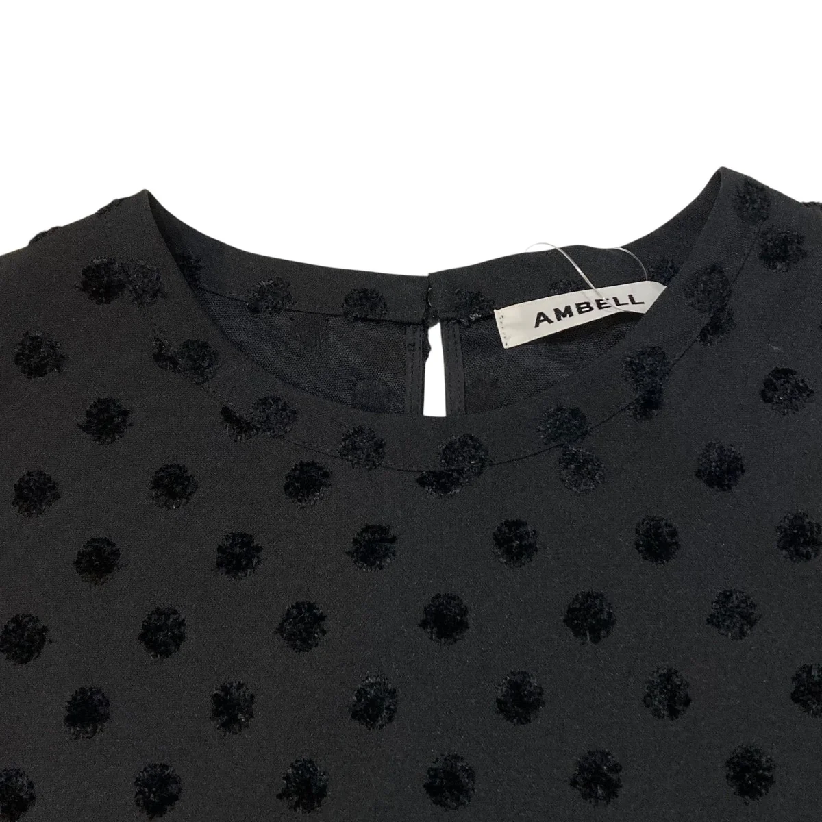 ドット クルーネックブラウス半袖Tシャツ00040-3 - Image 3