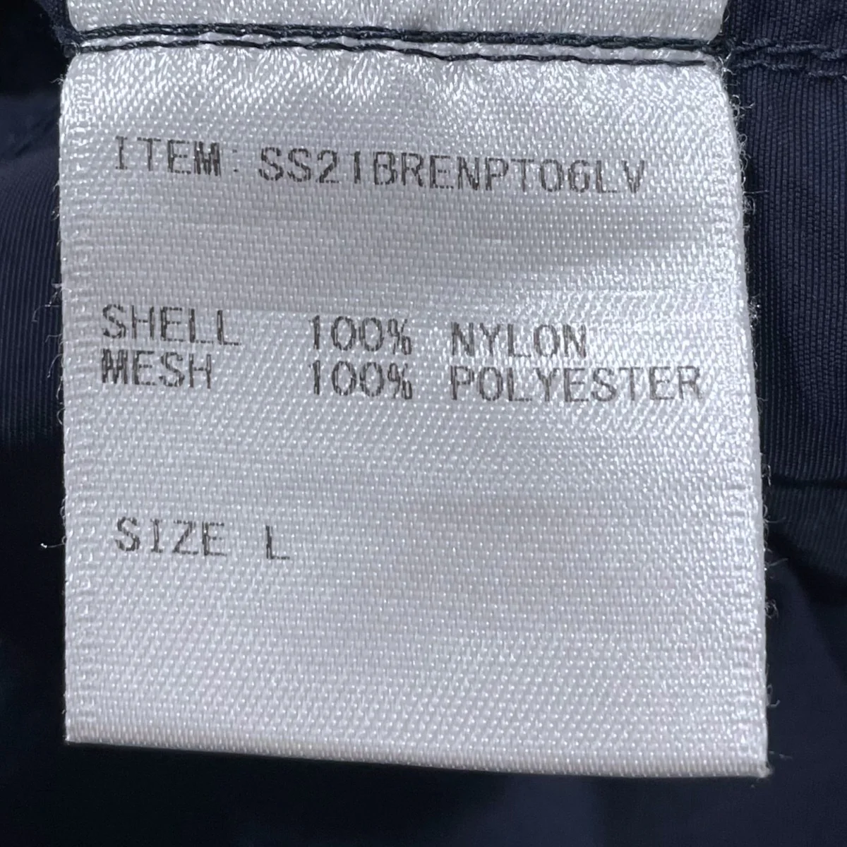 21SS ロゴ刺繍ナイロンイージーショートパンツ Nylon Short Pant ナイロンショートパンツ SS21BRENPT06LV - Image 4